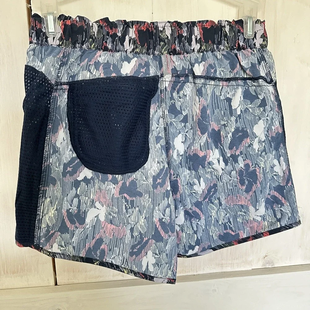 Free People Movement In The Wild Printed Athletic Shorts Supernova Combo Size XS